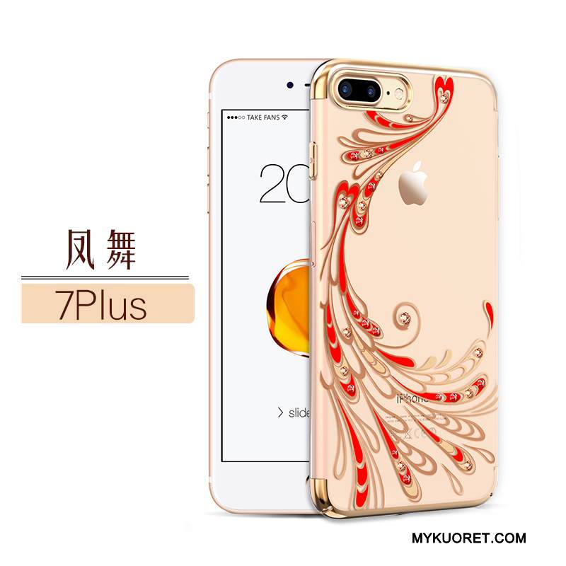 Kuori iPhone 7 Plus Suojaus Trendi Kova, Kotelo iPhone 7 Plus Laukut Punainen Murtumaton