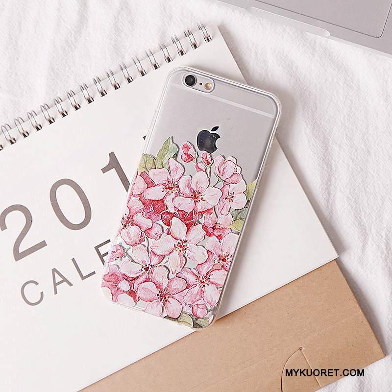 Kuori iPhone 7 Silikoni Jauhe Ripustettavat Koristeet, Kotelo iPhone 7 Kohokuviointi Puhelimen Kuoret Persoonallisuus