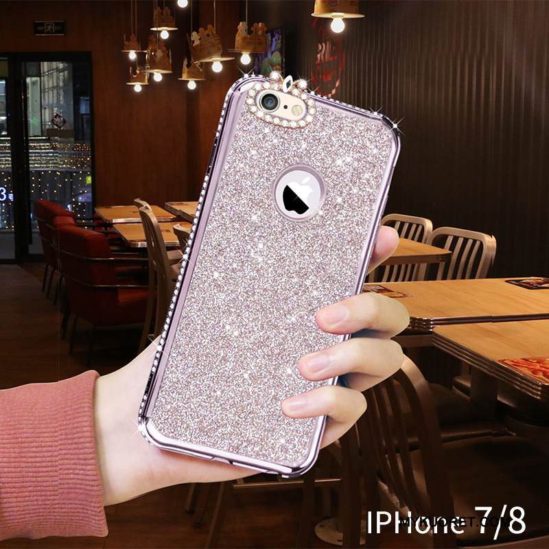 Kuori iPhone 7 Silikoni Ohut Punainen, Kotelo iPhone 7 Pehmeä Neste Trendi Uusi