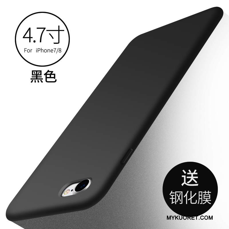 Kuori iPhone 7 Silikoni Puhelimen Kuoret Trendi, Kotelo iPhone 7 Pehmeä Neste Uusi Punainen