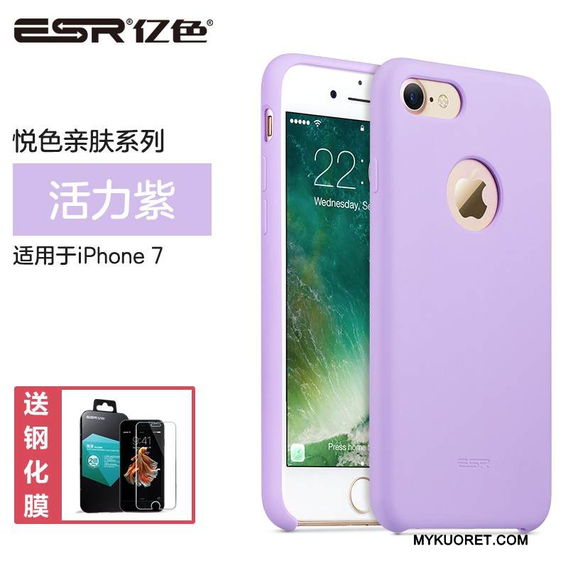 Kuori iPhone 7 Silikoni Punainen Murtumaton, Kotelo iPhone 7 Suojaus Puhelimen Kuoret Uusi