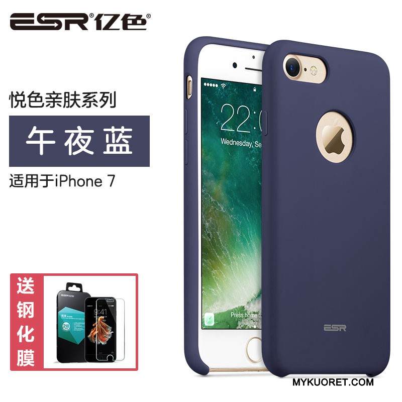 Kuori iPhone 7 Silikoni Punainen Murtumaton, Kotelo iPhone 7 Suojaus Puhelimen Kuoret Uusi