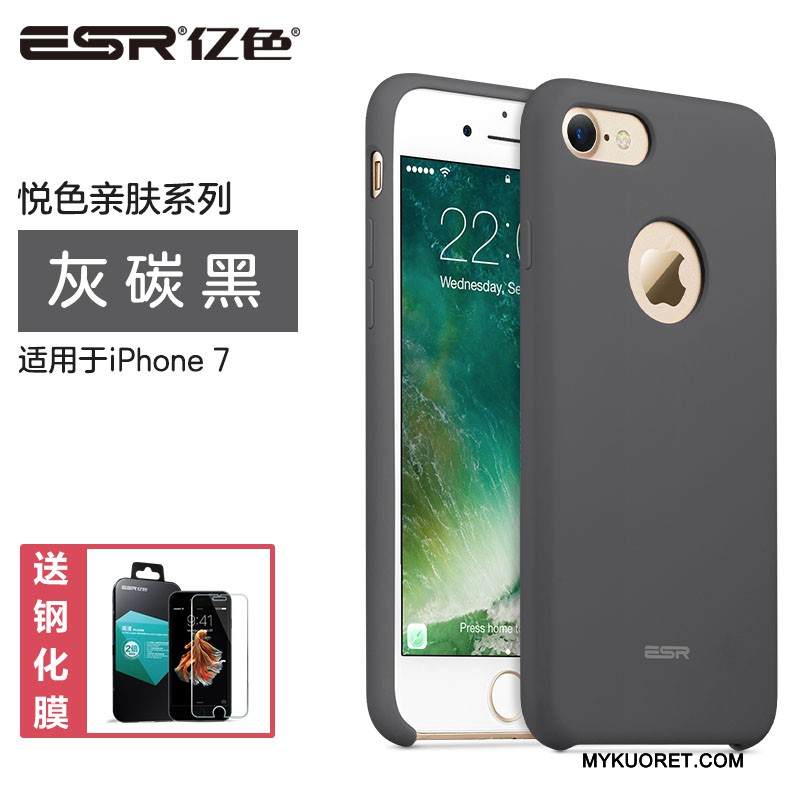 Kuori iPhone 7 Silikoni Punainen Murtumaton, Kotelo iPhone 7 Suojaus Puhelimen Kuoret Uusi