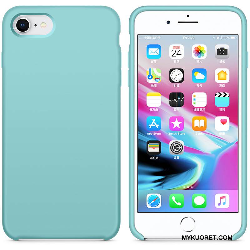 Kuori iPhone 7 Silikoni Sininen Uusi, Kotelo iPhone 7 Laukut Tide-brändi Murtumaton