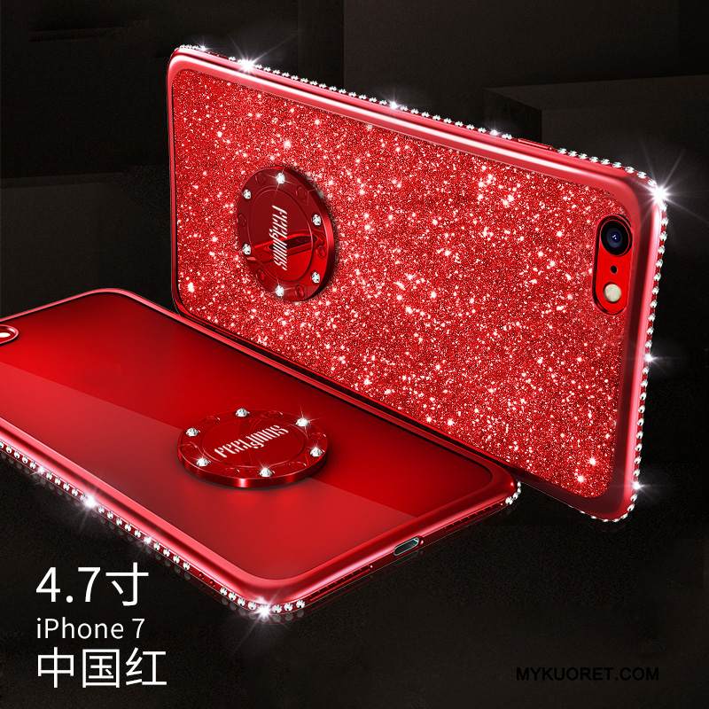 Kuori iPhone 7 Strassi Murtumaton Puhelimen Kuoret, Kotelo iPhone 7 Silikoni Tide-brändi Tyylikäs