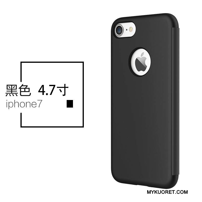Kuori iPhone 7 Suojaus Kulta Windows, Kotelo iPhone 7 Nahka Puhelimen Kuoret Liiketoiminta