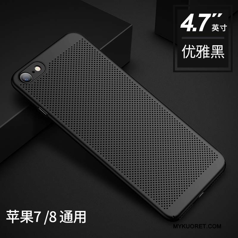 Kuori iPhone 7 Suojaus Musta Ohut, Kotelo iPhone 7 Puhelimen Kuoret Säteilevä