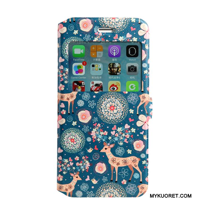 Kuori iPhone 7 Suojaus Violetti Murtumaton, Kotelo iPhone 7 Maalaus Puhelimen Kuoret