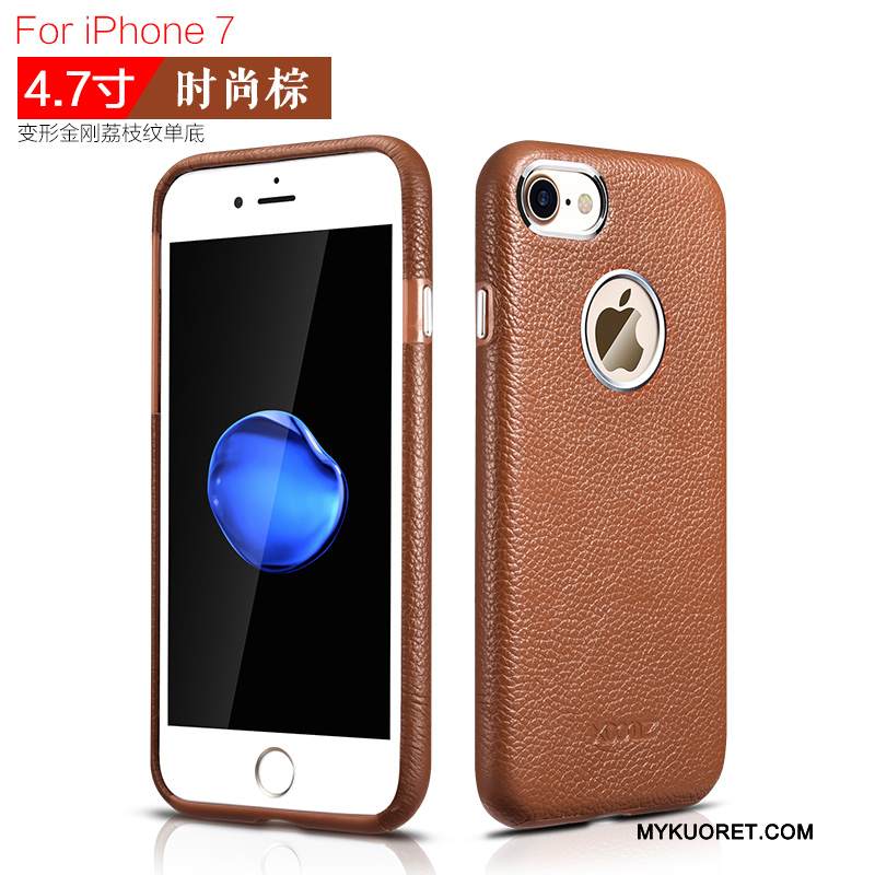 Kuori iPhone 7 Ylellisyys Liiketoiminta Puhelimen Kuoret, Kotelo iPhone 7 Nahka