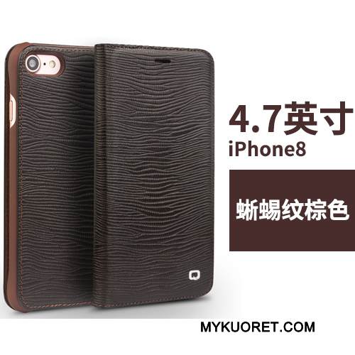 Kuori iPhone 8 Kuoret Pu Liiketoiminta, Kotelo iPhone 8 Nahka Puhelimen Kuoret