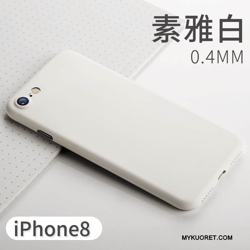 Kuori iPhone 8 Laukut Hoikka Trendi, Kotelo iPhone 8 Musta Pesty Suede