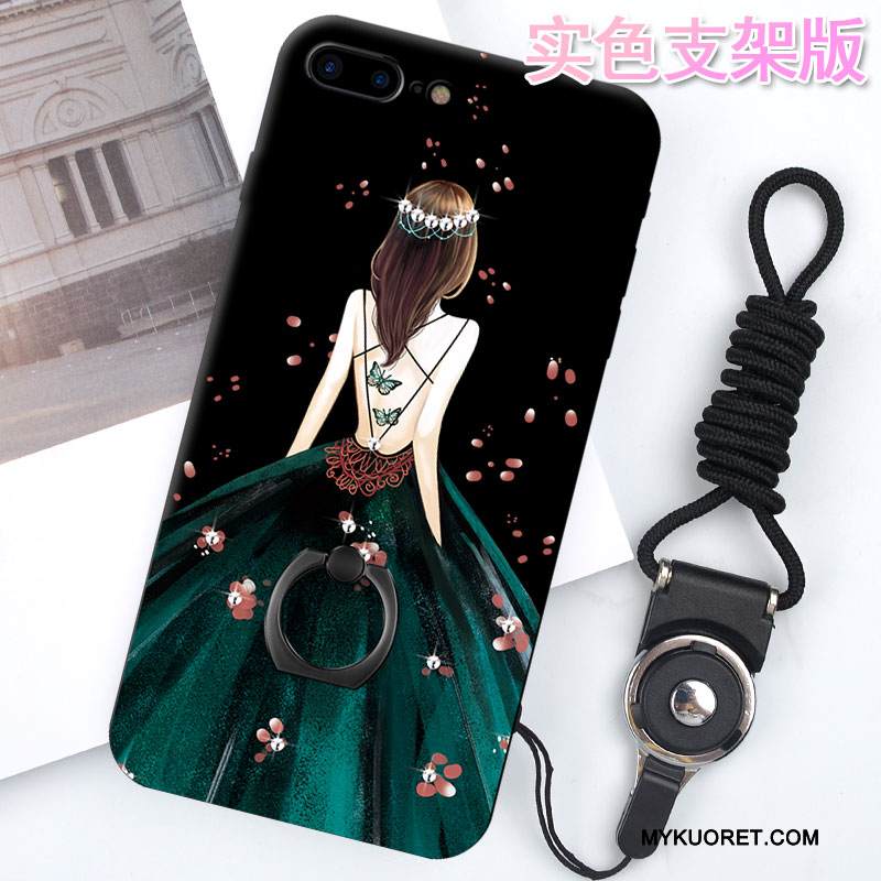 Kuori iPhone 8 Laukut Läpinäkyvä Puhelimen Kuoret, Kotelo iPhone 8 Silikoni Vaalean Jauhe