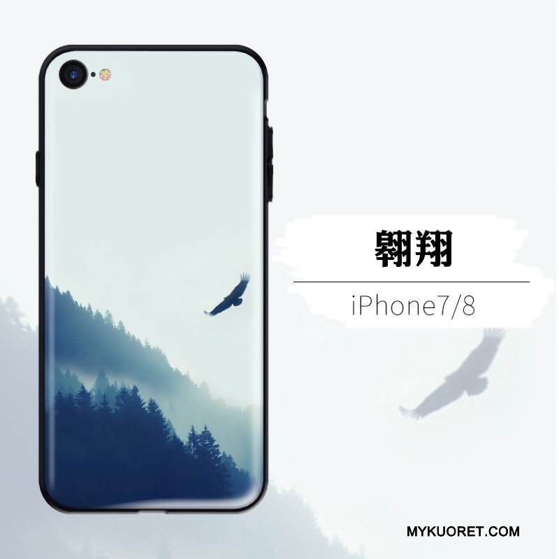 Kuori iPhone 8 Laukut Murtumaton Puhelimen Kuoret, Kotelo iPhone 8 Luova Keltainen Persoonallisuus