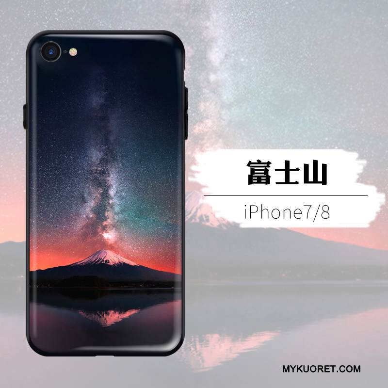 Kuori iPhone 8 Laukut Murtumaton Puhelimen Kuoret, Kotelo iPhone 8 Luova Keltainen Persoonallisuus