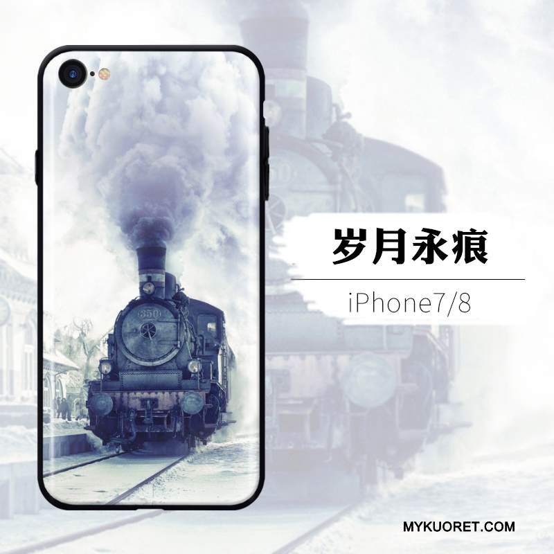 Kuori iPhone 8 Laukut Murtumaton Puhelimen Kuoret, Kotelo iPhone 8 Luova Keltainen Persoonallisuus