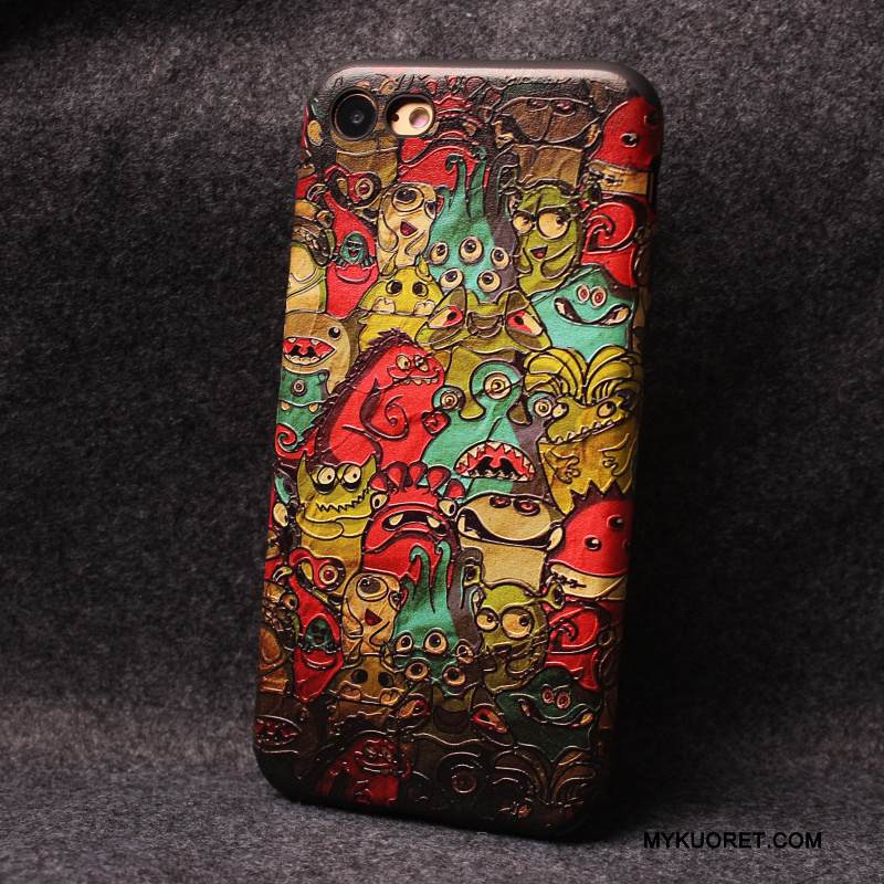 Kuori iPhone 8 Laukut Persoonallisuus Murtumaton, Kotelo iPhone 8 Luova Tide-brändi Puhelimen Kuoret