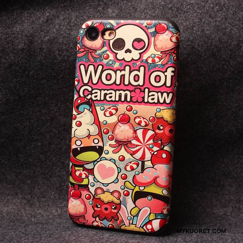 Kuori iPhone 8 Laukut Persoonallisuus Murtumaton, Kotelo iPhone 8 Luova Tide-brändi Puhelimen Kuoret