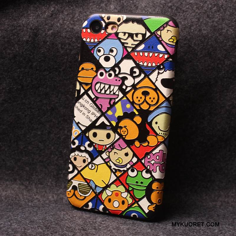 Kuori iPhone 8 Laukut Persoonallisuus Murtumaton, Kotelo iPhone 8 Luova Tide-brändi Puhelimen Kuoret