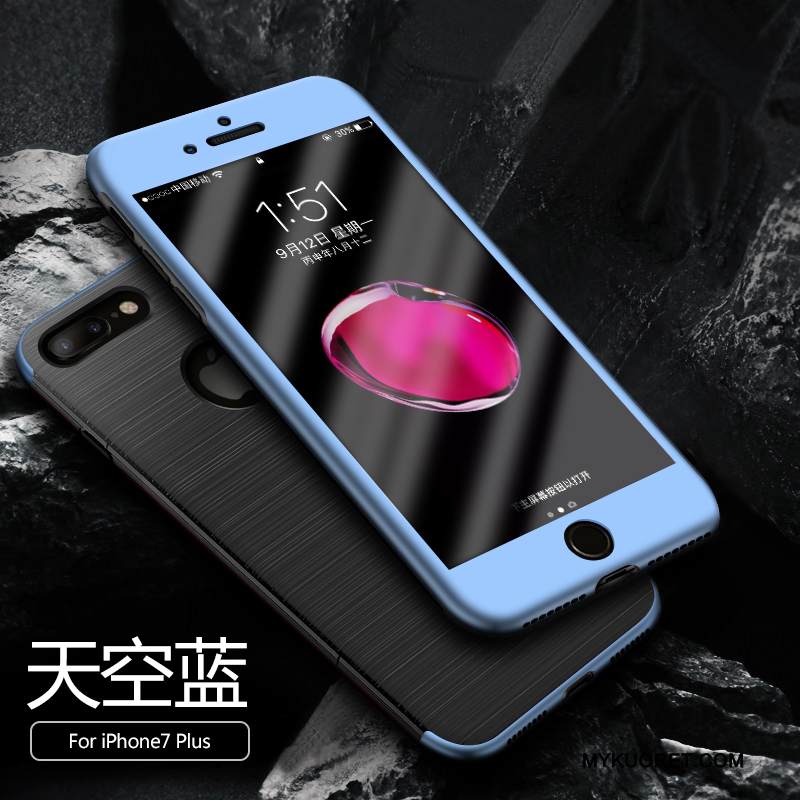 Kuori iPhone 8 Laukut Puhelimen Kuoret Kulta, Kotelo iPhone 8 Silikoni Persoonallisuus Sininen