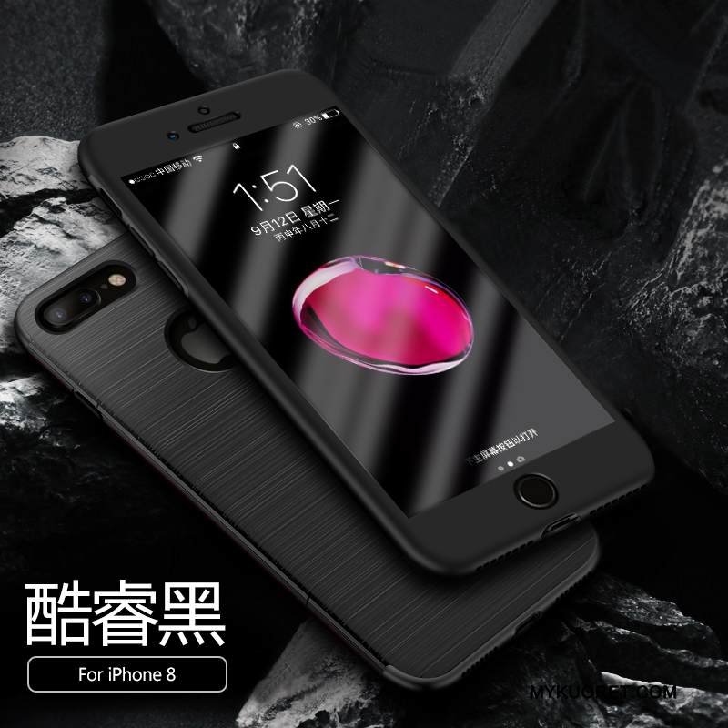 Kuori iPhone 8 Laukut Puhelimen Kuoret Kulta, Kotelo iPhone 8 Silikoni Persoonallisuus Sininen