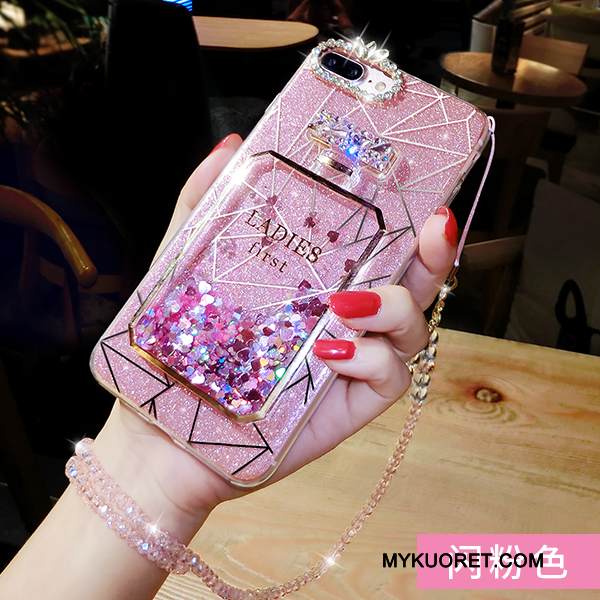 Kuori iPhone 8 Laukut Puhelimen Kuoret Murtumaton, Kotelo iPhone 8 Silikoni Violetti Ripustettavat Koristeet