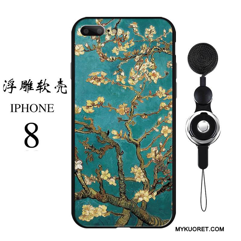 Kuori iPhone 8 Laukut Puhelimen Kuoret Uusi, Kotelo iPhone 8 Luova Tide-brändi Murtumaton
