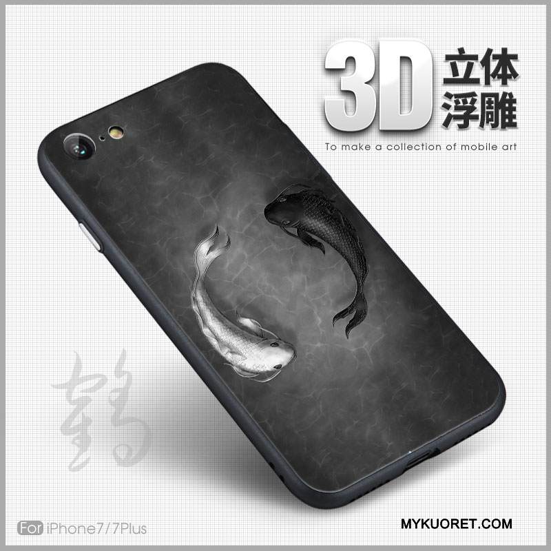 Kuori iPhone 8 Laukut Puhelimen Kuoret Uusi, Kotelo iPhone 8 Luova Tide-brändi Murtumaton