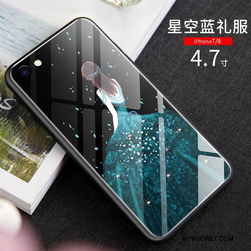 Kuori iPhone 8 Laukut Punainen Murtumaton, Kotelo iPhone 8 Puhelimen Kuoret Kova