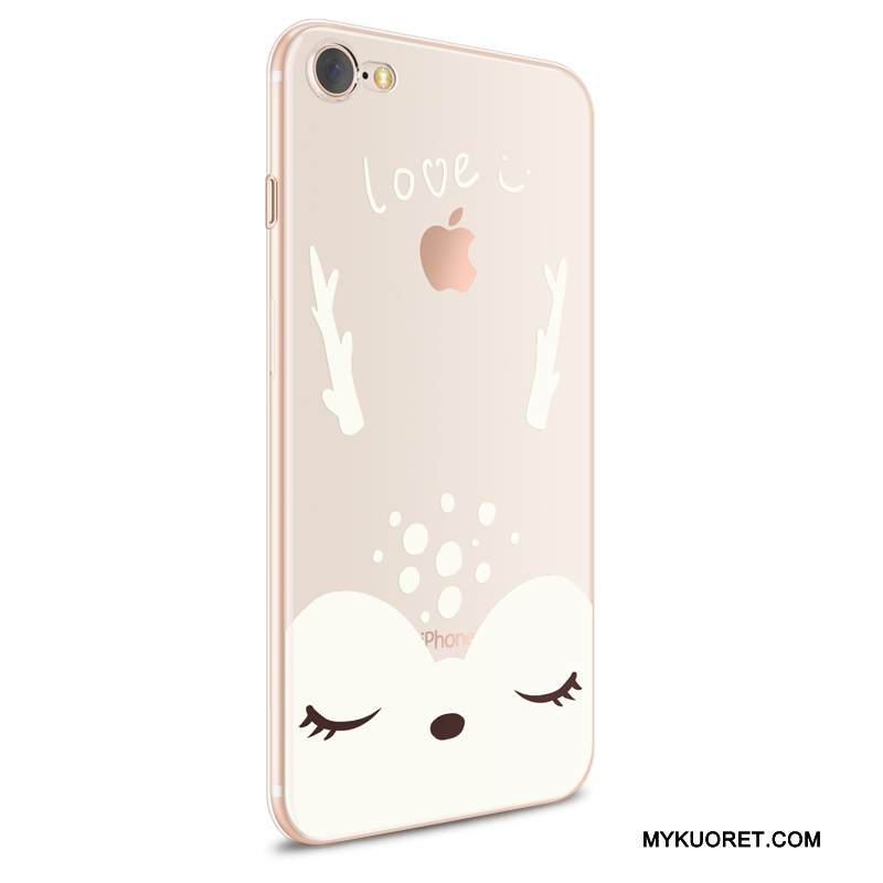 Kuori iPhone 8 Monivärinen Ihana Läpinäkyvä, Kotelo iPhone 8 Pehmeä Neste Puhelimen Kuoret Pu