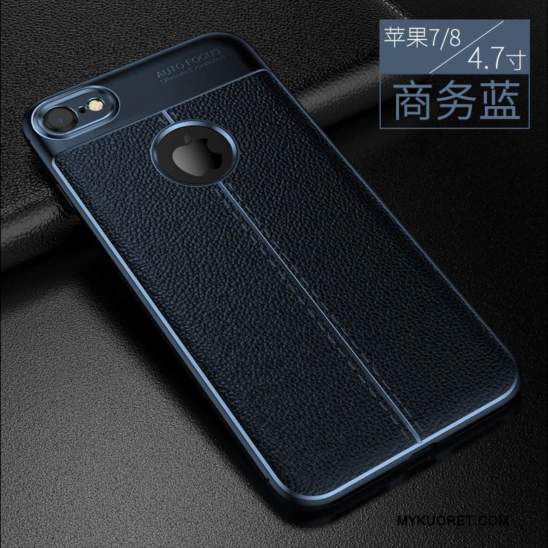 Kuori iPhone 8 Nahka Trendi Puhelimen Kuoret, Kotelo iPhone 8 Silikoni Kukkakuvio Murtumaton