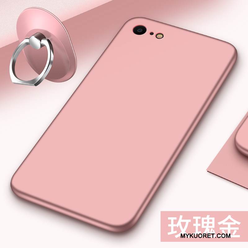 Kuori iPhone 8 Pehmeä Neste Keltainen Trendi, Kotelo iPhone 8 Silikoni Puhelimen Kuoret Punainen