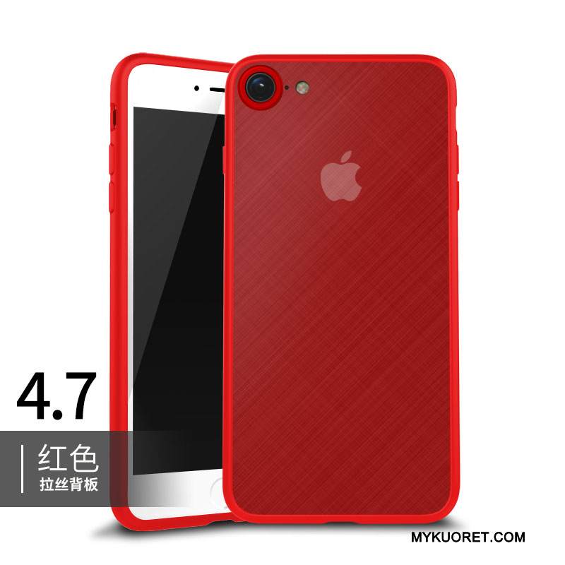 Kuori iPhone 8 Pehmeä Neste Läpinäkyvä Puhelimen Kuoret, Kotelo iPhone 8 Silikoni Ultra Murtumaton