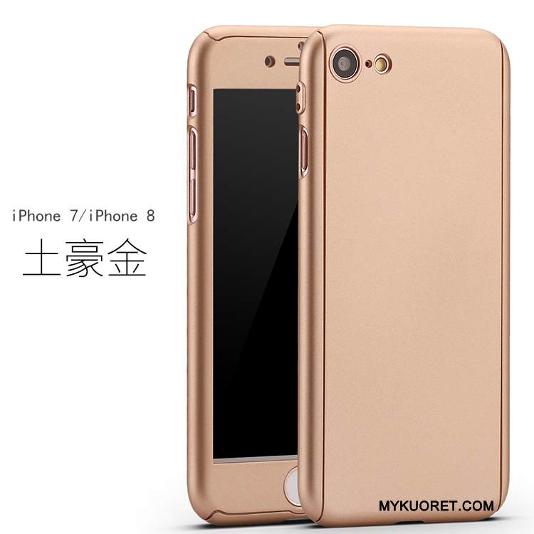 Kuori iPhone 8 Pehmeä Neste Murtumaton Jauhe, Kotelo iPhone 8 Laukut Puhelimen Kuoret Punainen