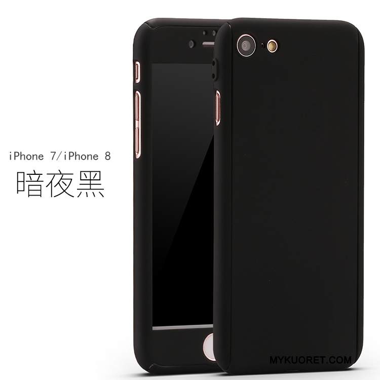 Kuori iPhone 8 Pehmeä Neste Murtumaton Jauhe, Kotelo iPhone 8 Laukut Puhelimen Kuoret Punainen