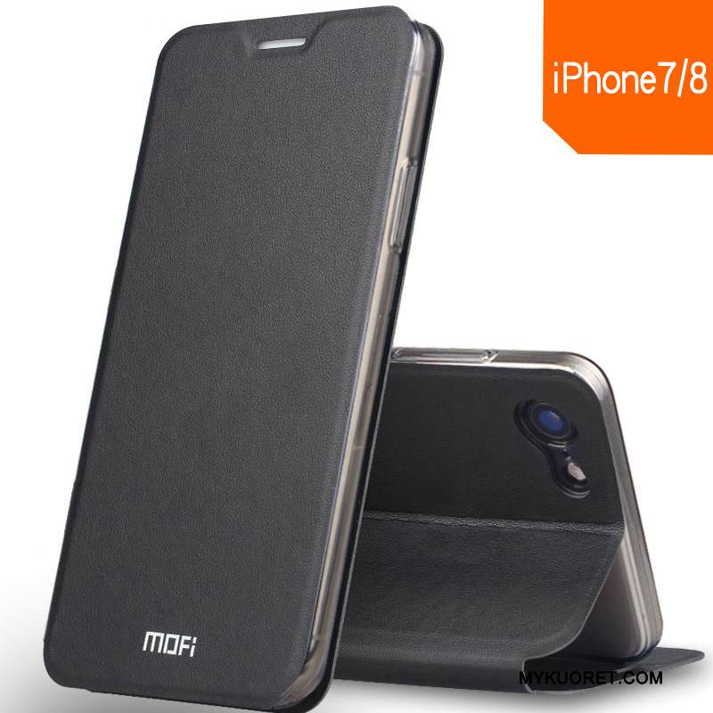 Kuori iPhone 8 Pehmeä Neste Murtumaton Puhelimen Kuoret, Kotelo iPhone 8 Nahka