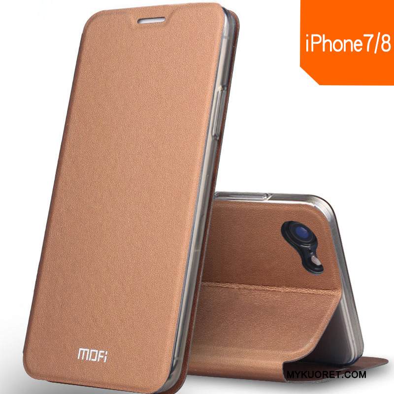 Kuori iPhone 8 Pehmeä Neste Murtumaton Puhelimen Kuoret, Kotelo iPhone 8 Nahka