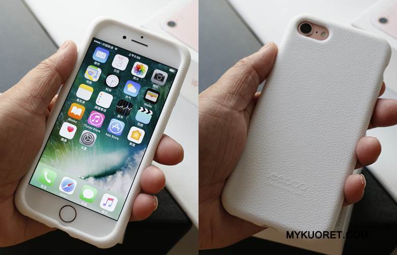 Kuori iPhone 8 Pehmeä Neste Murtumaton Puhelimen Kuoret, Kotelo iPhone 8 Silikoni Harmaa