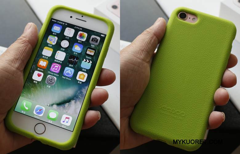 Kuori iPhone 8 Pehmeä Neste Murtumaton Puhelimen Kuoret, Kotelo iPhone 8 Silikoni Harmaa