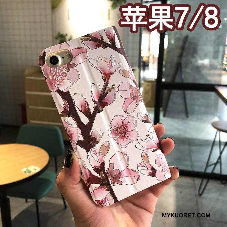 Kuori iPhone 8 Pehmeä Neste Trendi Ripustettavat Koristeet, Kotelo iPhone 8 Tuki Puhelimen Kuoret Murtumaton