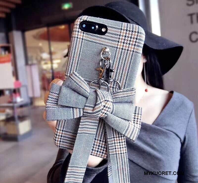 Kuori iPhone 8 Perhonen Uusi, Kotelo iPhone 8 Ripustettavat Koristeet Harmaa