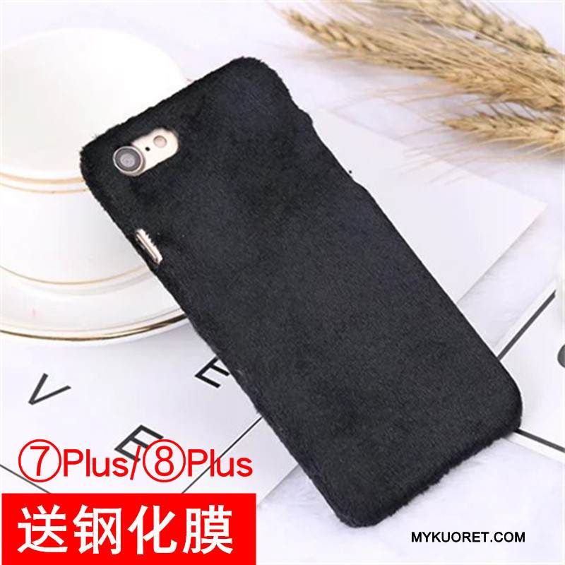 Kuori iPhone 8 Plus Karkaisu Jauhe, Kotelo iPhone 8 Plus Kalvo Uhkea