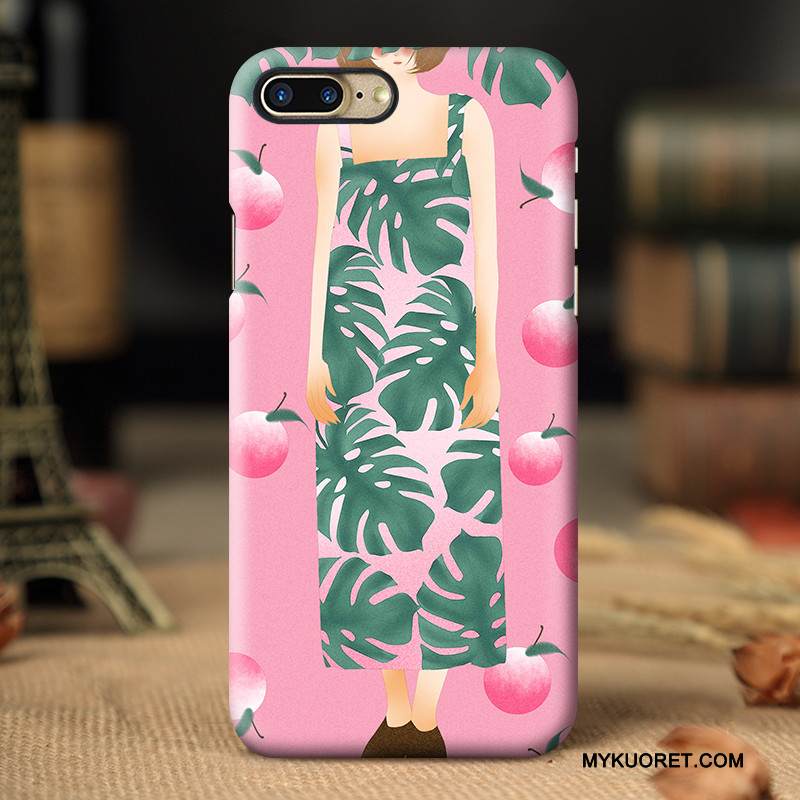 Kuori iPhone 8 Plus Keltainen Pesty Suede, Kotelo iPhone 8 Plus Taide Lintu