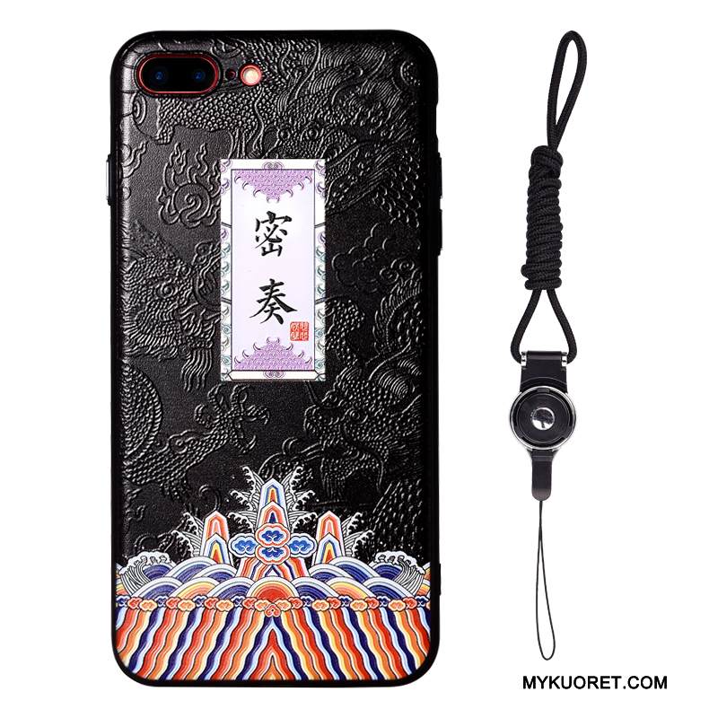 Kuori iPhone 8 Plus Kohokuviointi Jauhe Rakastunut, Kotelo iPhone 8 Plus Luova Tuuli Puhelimen Kuoret