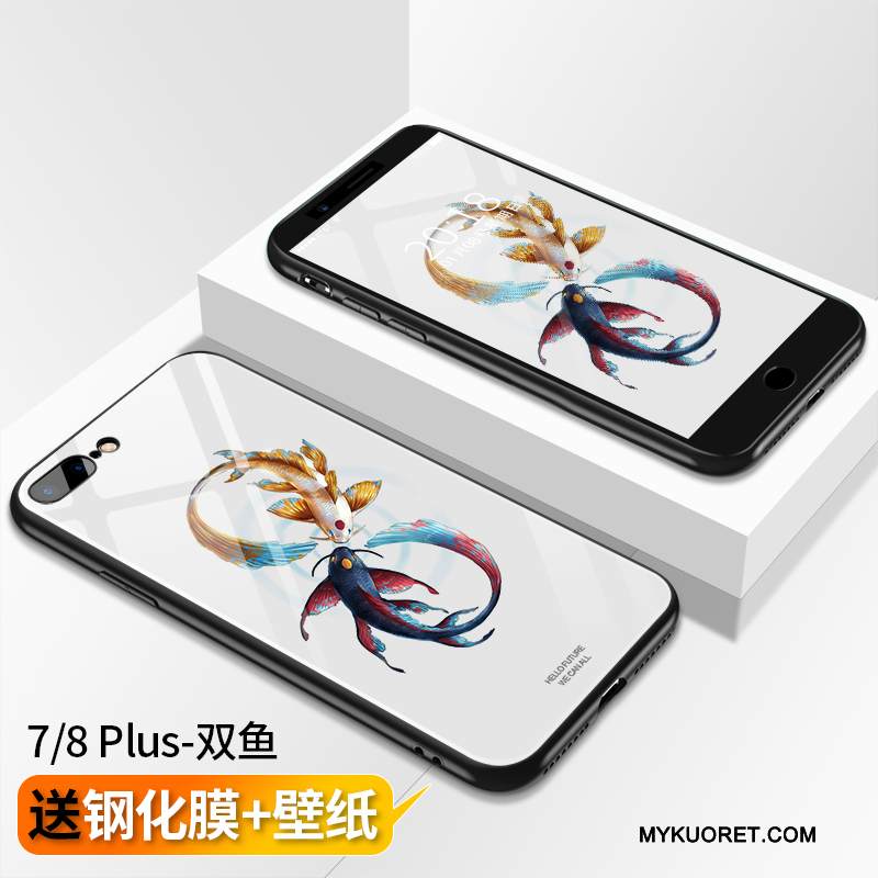 Kuori iPhone 8 Plus Laukut Keltainen Tide-brändi, Kotelo iPhone 8 Plus Puhelimen Kuoret Uusi