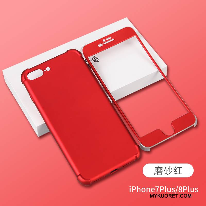 Kuori iPhone 8 Plus Laukut Läpinäkyvä Murtumaton, Kotelo iPhone 8 Plus Silikoni Puhelimen Kuoret Jauhe