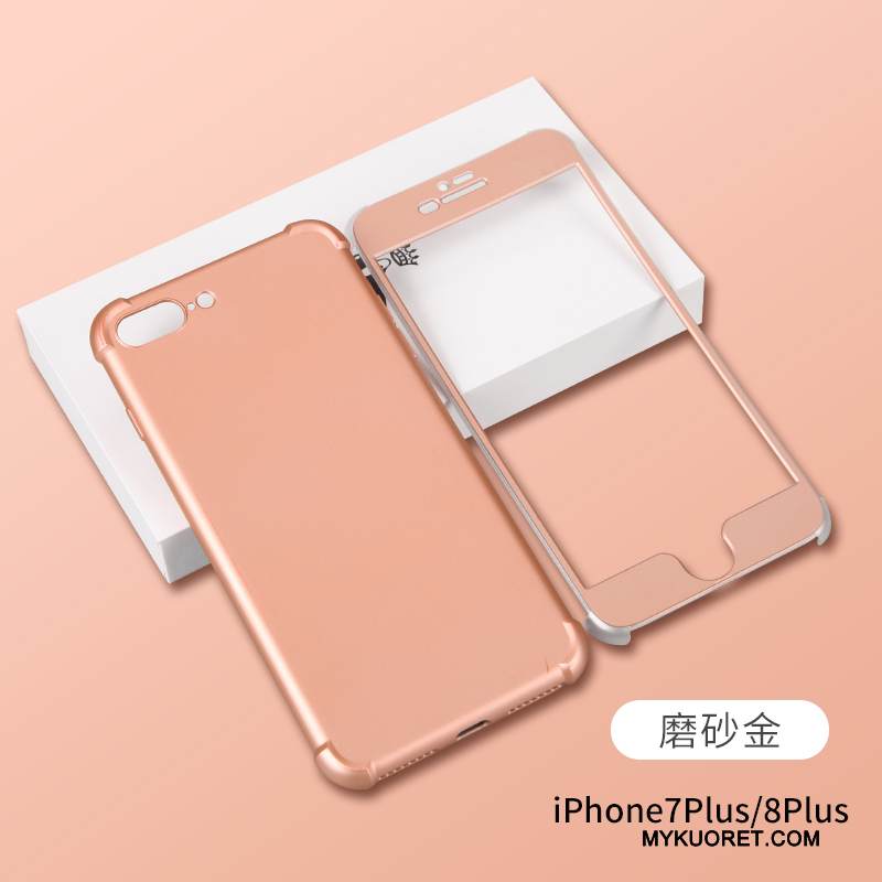 Kuori iPhone 8 Plus Laukut Läpinäkyvä Murtumaton, Kotelo iPhone 8 Plus Silikoni Puhelimen Kuoret Jauhe