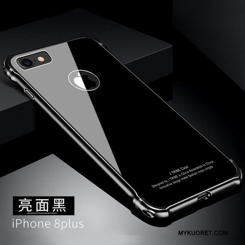 Kuori iPhone 8 Plus Laukut Murtumaton Punainen, Kotelo iPhone 8 Plus Suojaus Trendi Persoonallisuus