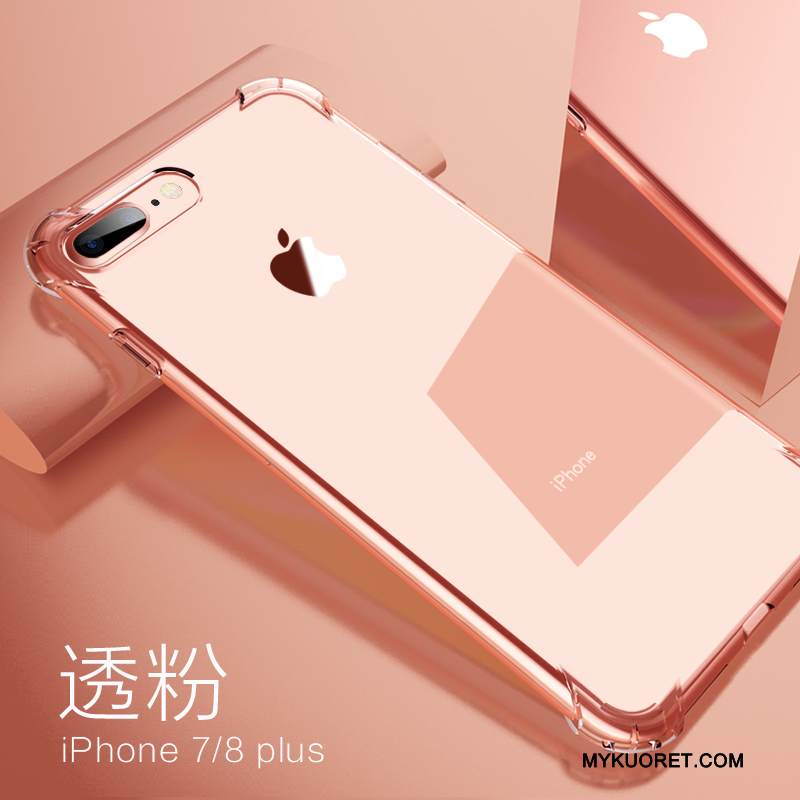Kuori iPhone 8 Plus Laukut Puhelimen Kuoret Suupaltti, Kotelo iPhone 8 Plus Silikoni Murtumaton Jauhe