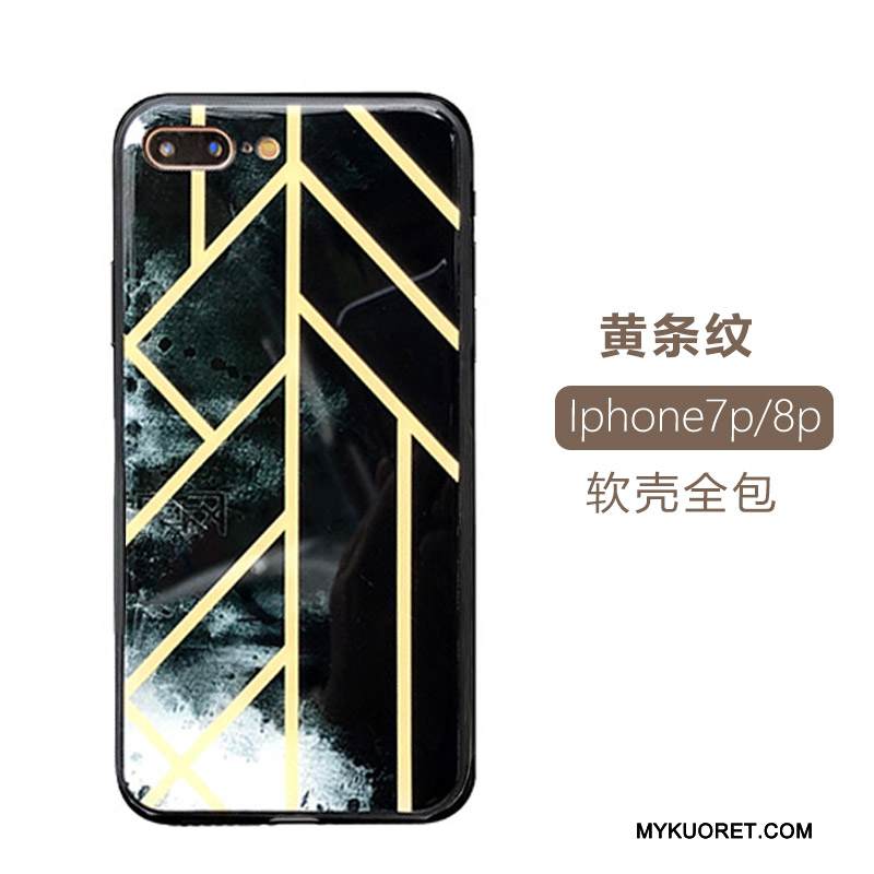 Kuori iPhone 8 Plus Laukut Vihreä Pleedi, Kotelo iPhone 8 Plus Tide-brändi Columbia