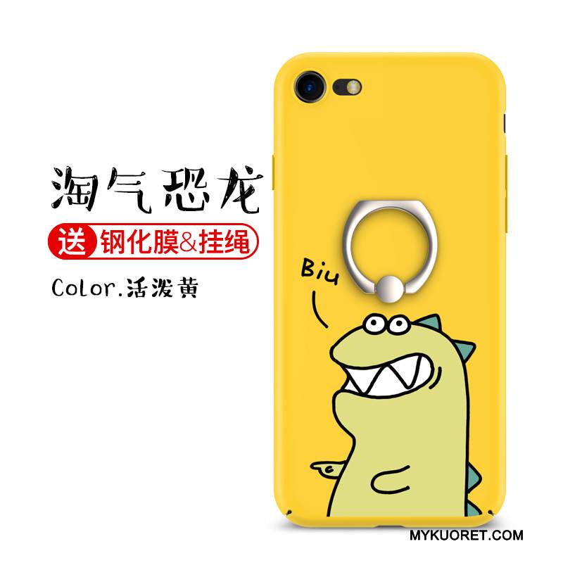 Kuori iPhone 8 Plus Luova Kova Pesty Suede, Kotelo iPhone 8 Plus Keltainen Tide-brändi